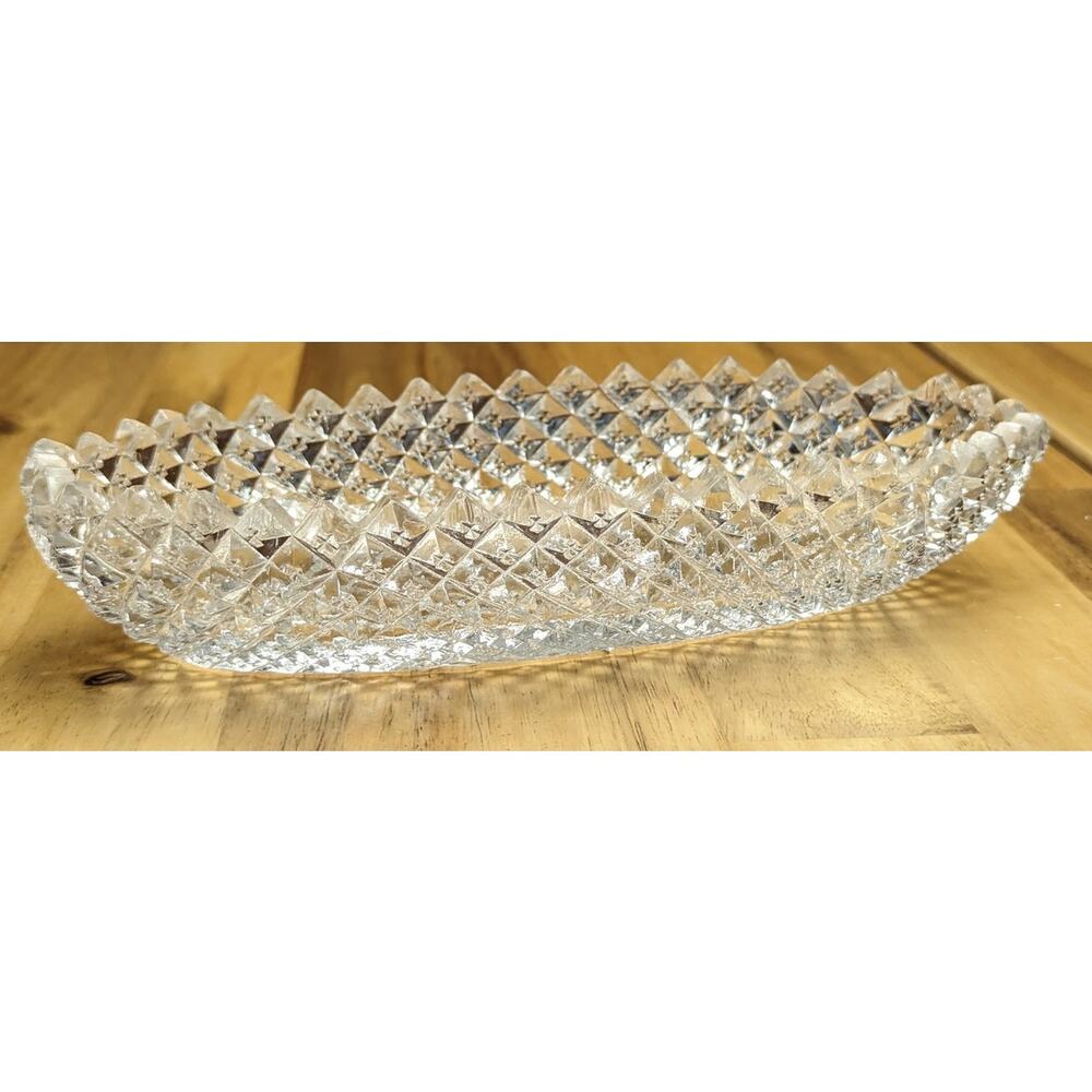 Vintage Westmoreland Glass Vegetable Side Dish Jewelry Trinket Soap Candle Retro